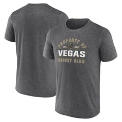 Vegas Golden Knights Fanatics Property Of T-Shirt - Heather Charcoal T-shirts
