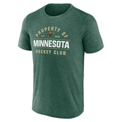 Minnesota Wild Fanatics Property Of T-Shirt - Heather Green T-shirts