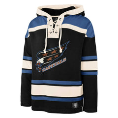 Alexander Ovechkin Washington Capitals '47 Player Name & Number Lacer Pullover Hoodie - Black Hoodies