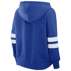 New York Rangers Fanatics Women's Oversized Seize Pullover Hoodie - Blue Hoodies