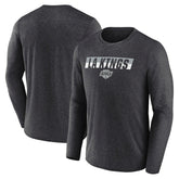 Los Angeles Kings Fanatics Transition Long Sleeve T-Shirt - Heather Charcoal T-shirts