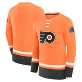 Philadelphia Flyers Fanatics Vintage High Point Long Sleeve T-Shirt - Orange T-shirts