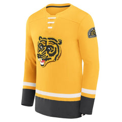 Boston Bruins Fanatics Vintage High Point Long Sleeve T-Shirt - Gold T-shirts