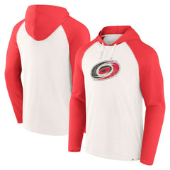 Carolina Hurricanes Fanatics Vintage Winger Pullover Hoodie - White Hoodies