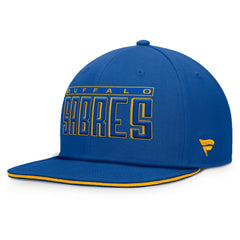 Buffalo Sabres Fanatics Fundamental Gino Stack Snapback Hat - Royal Hats