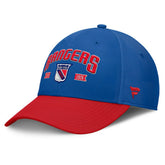 New York Rangers Fanatics Heritage Captain Flex Hat - Blue/Red Hats