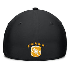 Pittsburgh Penguins Fanatics Heritage Captain Flex Hat - Black/Gold Hats
