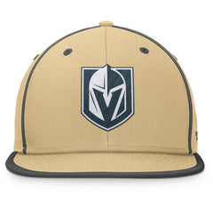 Vegas Golden Knights Fanatics Heritage Ice Time Fitted Hat - Gold Hats