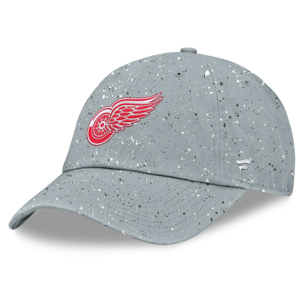 Detroit Red Wings Fanatics Women's Heritage Snow Day Speckle Adjustable Hat - Gray Hats