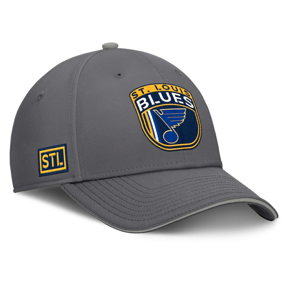 St. Louis Blues Fanatics Home Ice Flex Hat - Gray Hats