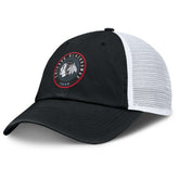 Chicago Blackhawks Fanatics Averie Trucker Adjustable Hat - Black/White Hats