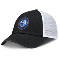New York Islanders Fanatics Averie Trucker Adjustable Hat - Black/Gray Hats
