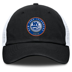 New York Islanders Fanatics Averie Trucker Adjustable Hat - Black/Gray Hats