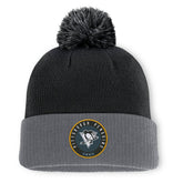 Pittsburgh Penguins Fanatics Aspyn Cuffed Knit Hat with Pom - Black Hats