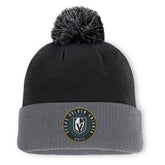 Vegas Golden Knights Fanatics Aspyn Cuffed Knit Hat with Pom - Black Hats