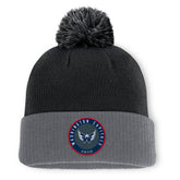 Washington Capitals Fanatics Aspyn Cuffed Knit Hat with Pom - Black Hats