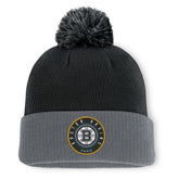 Boston Bruins Fanatics Aspyn Cuffed Knit Hat with Pom - Black Hats
