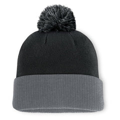 Los Angeles Kings Fanatics Aspyn Cuffed Knit Hat with Pom - Black Hats