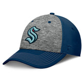 Seattle Kraken Fanatics Fundamental Top Shelf 2-Tone Flex Hat - Gray/Navy Hats