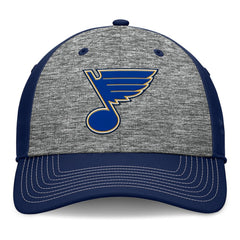 St. Louis Blues Fanatics Fundamental Top Shelf 2-Tone Flex Hat - Gray/Navy Hats