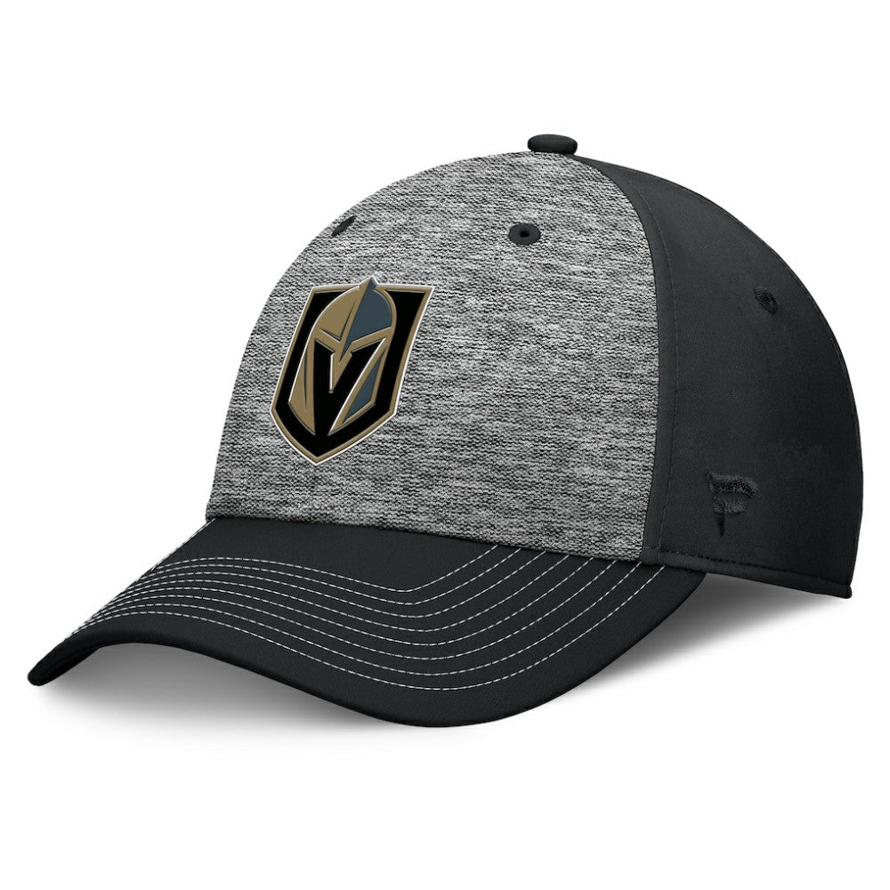 Vegas Golden Knights Fanatics Fundamental Top Shelf 2-Tone Flex Hat - Gray/Black Hats