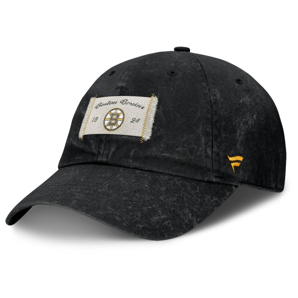 Boston Bruins Fanatics Women's Heritage Away Game Adjustable Hat - Black Hats