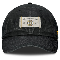Boston Bruins Fanatics Women's Heritage Away Game Adjustable Hat - Black Hats