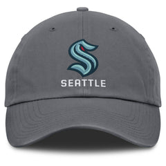 Seattle Kraken Fanatics Washed Adjustable Hat - Charcoal Hats