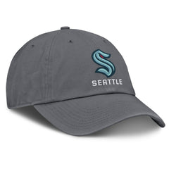 Seattle Kraken Fanatics Washed Adjustable Hat - Charcoal Hats