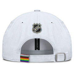 New Jersey Devils Fanatics PRIDE Adjustable Hat - White Jerseys