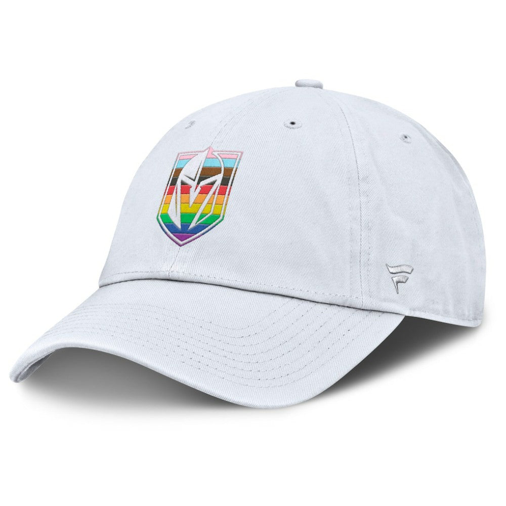 Vegas Golden Knights Fanatics PRIDE Adjustable Hat - White Hats