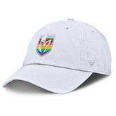 Vegas Golden Knights Fanatics PRIDE Adjustable Hat - White Hats