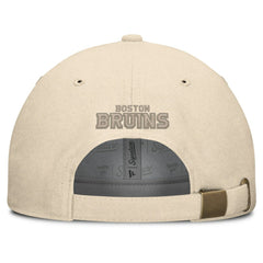 Boston Bruins Fanatics Front Office Canvas Adjustable Hat - Tan Hats