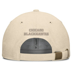 Chicago Blackhawks Fanatics Front Office Canvas Adjustable Hat - Tan Hats