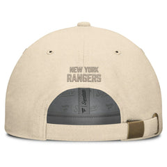 New York Rangers Fanatics Front Office Canvas Adjustable Hat - Tan Hats