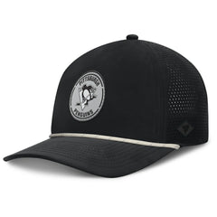 Pittsburgh Penguins Fanatics Front Office Performance A-Frame Adjustable Hat - Black Hats