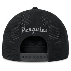 Pittsburgh Penguins Fanatics Front Office Performance A-Frame Adjustable Hat - Black Hats