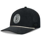 Boston Bruins Fanatics Front Office Performance A-Frame Adjustable Hat - Black Hats