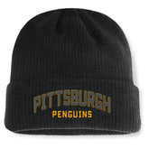 Pittsburgh Penguins Fanatics Andee Cuffed Beanie - Black