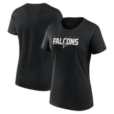Atlanta Falcons Logo Athletic Women's Lean T-Shirt - Black online