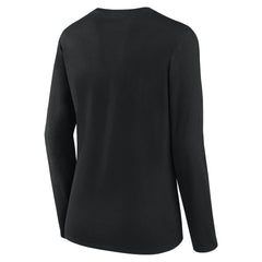Las Vegas Raiders Logo Athletic Women's Grip Long Sleeve T-Shirt - Black sale