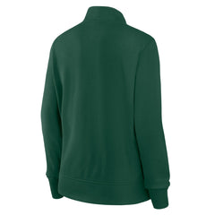 Green Bay Packers Logo Athletic Women's Velocity Quarter-Zip Jacket - Green for sale