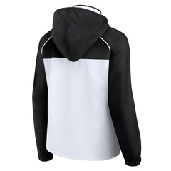 Pittsburgh Steelers Women's Full-Zip Anorak Hoodie Jacket - White sale