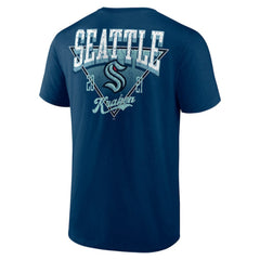 Seattle Kraken Logo Athletic Never Over T-Shirt - Navy T-shirts