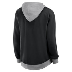 Philadelphia Flyers Logo Athletic Women's Hit It French Terry Full-Zip Hoodie - Black Hoodies