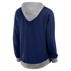 Nashville Predators Logo Athletic Women's Hit It French Terry Full-Zip Hoodie - Navy Hoodies