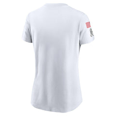 Dallas Cowboys Women's 2024 Salute To Service Legend Performance T-Shirt - White on sale