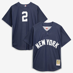 Derek Jeter New York Yankees Authentic Batting Practice Jersey Navy