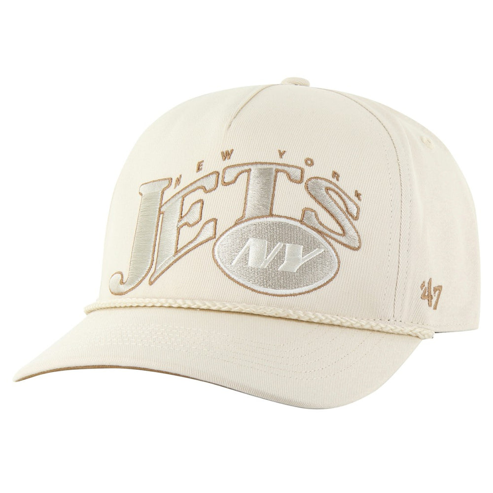 New York Jets '47 Wave Rope Hitch Adjustable Hat - Natural outlet