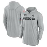 Dallas Cowboys 2024 Salute to Service Lightweight Dri-FIT Long Sleeve Hoodie T-Shirt - Gray outlet